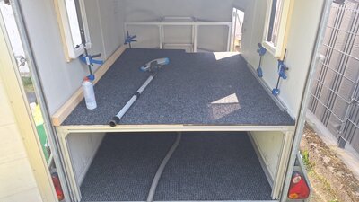 Carpet verklebt