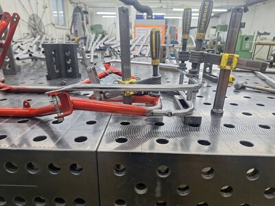 Frontbügel anpassen und verschweißen