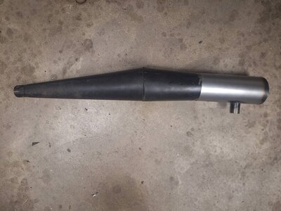 Auspuff Rohbau fertig