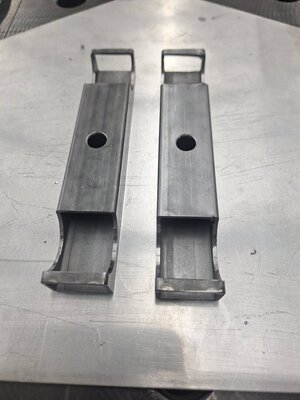 Oberschalen fertig gefräst