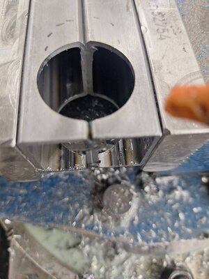 Auf 28mm aufgefräst